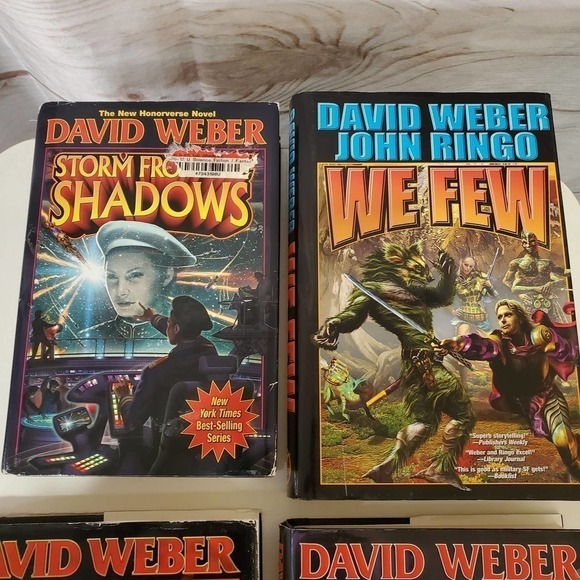 David Weber Classic 4 Book Science Fiction Bundle Novel Vintage Set - Picture 2 of 11